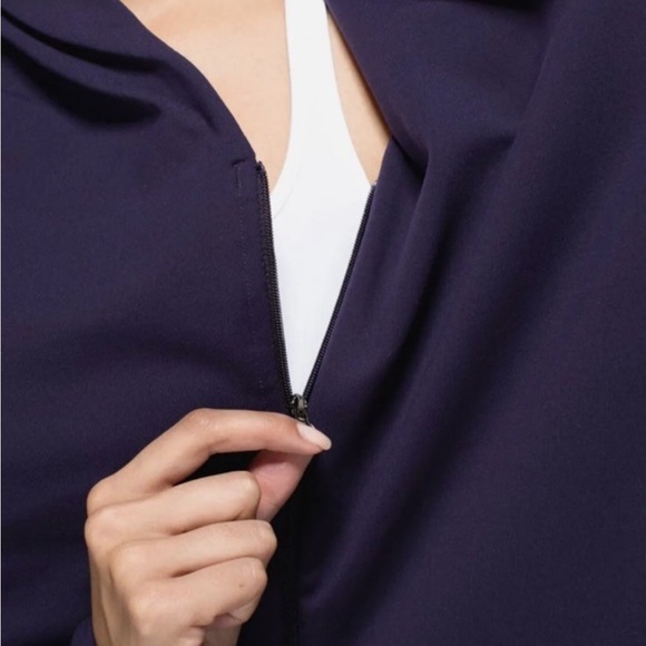 Lululelmon BHAKTI Jacket SIZE 6 Yoga CLASSIC Black Grape Plum Purple Define Wrap - Picture 6 of 12